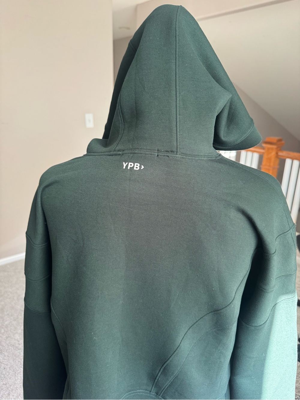 Abercrombie & Fitch YPB neoKNIT Hoodie Green Size Large Soft - Picture 5 of 10